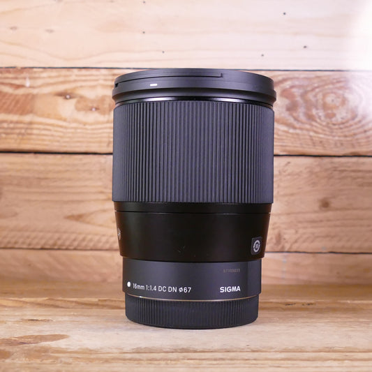 Used Sigma 16mm f1.4 DC DN Contemporary Lens - Canon M