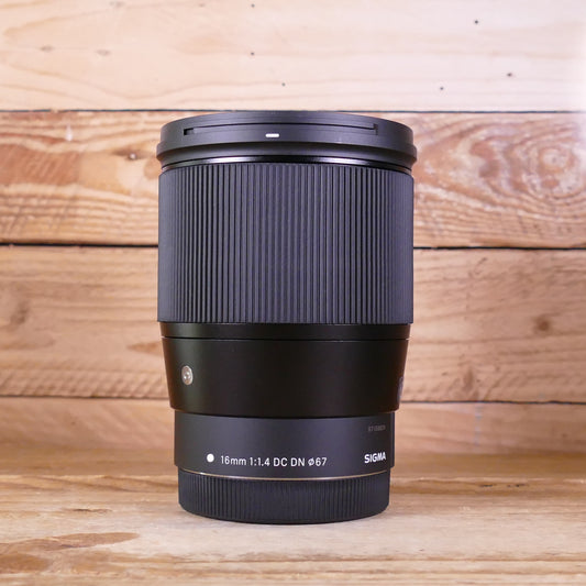 Used Sigma 16mm f1.4 DC DN Contemporary Lens - Canon M