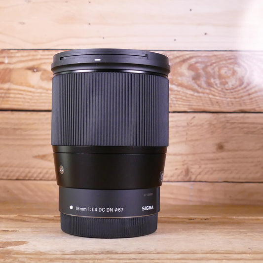 Used Sigma 16mm f1.4 DC DN Contemporary Lens - Canon M