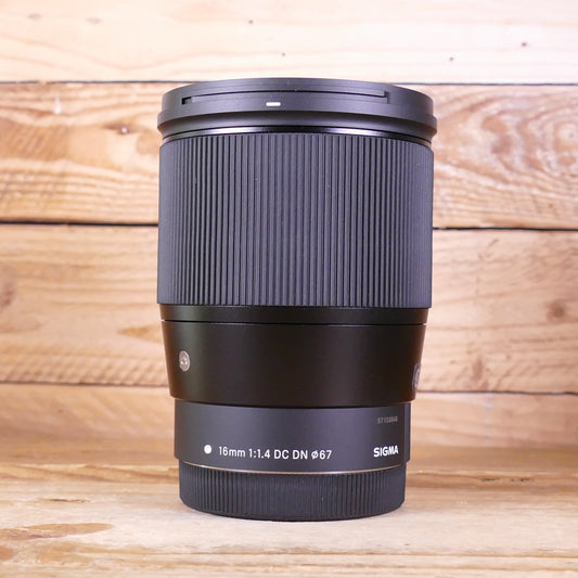 Used Sigma 16mm f1.4 DC DN Contemporary Lens - Canon M
