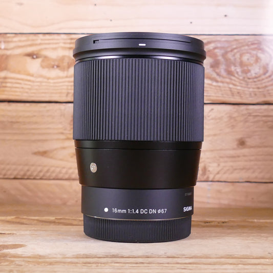 Used Sigma 16mm f1.4 DC DN Contemporary Lens - Canon M