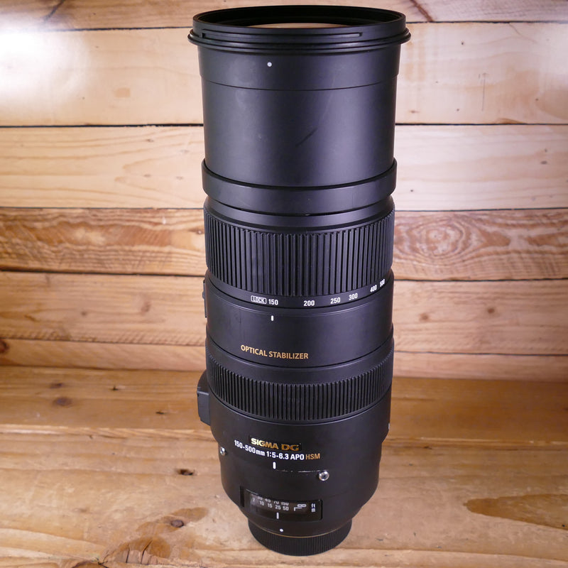 Used Sigma 150-500mm f5-6.3 DG APO OS HSM Lens - Nikon Fit