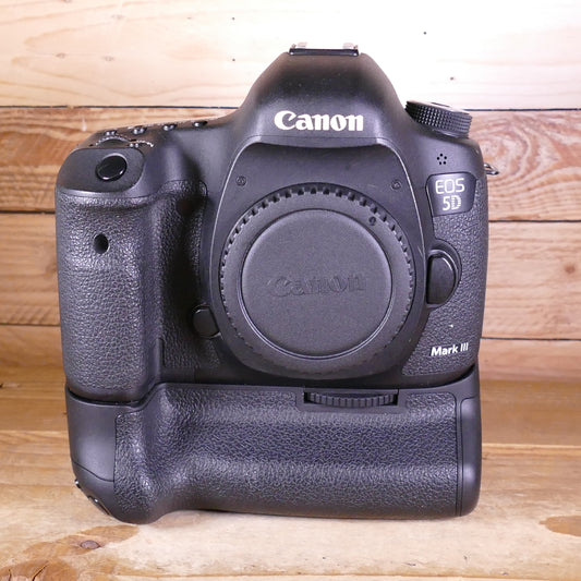 Used Canon EOS 5D Mark III Digital SLR Camera Body with BG-E11 fitted
