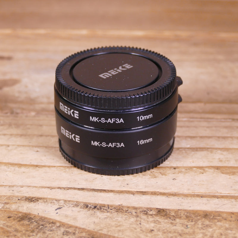 Used Meike Extension Tube Set for Sony E-Mount