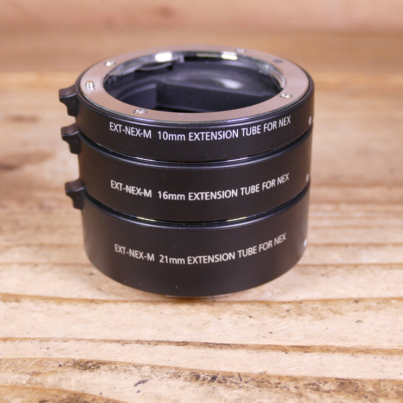 Used Mcoplus Auto Extension Tube Set - Sony E-Mount
