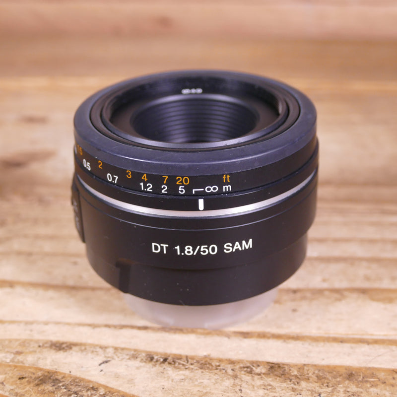 Used Sony DT 50mm F1.8 SAM Lens - A-Mount