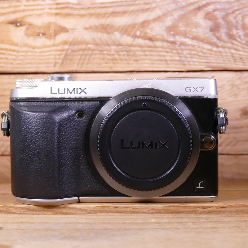 Used Panasonic Lumix DMC-GX7 Silver Camera Body