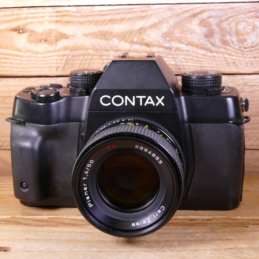 Used Contax ST 35mm Film Camera with Zeiss 50mm F1.4 Planar MM Lens