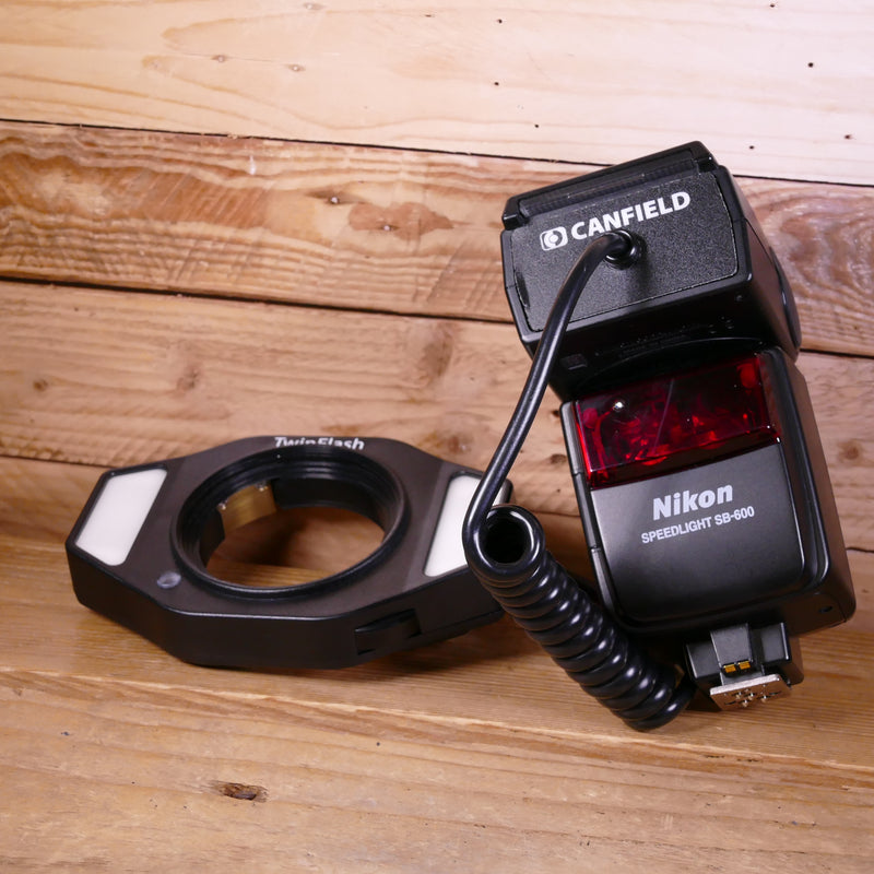 Used Nikon SB-600 Speedlight Flash converted to Canfield Twin Flash