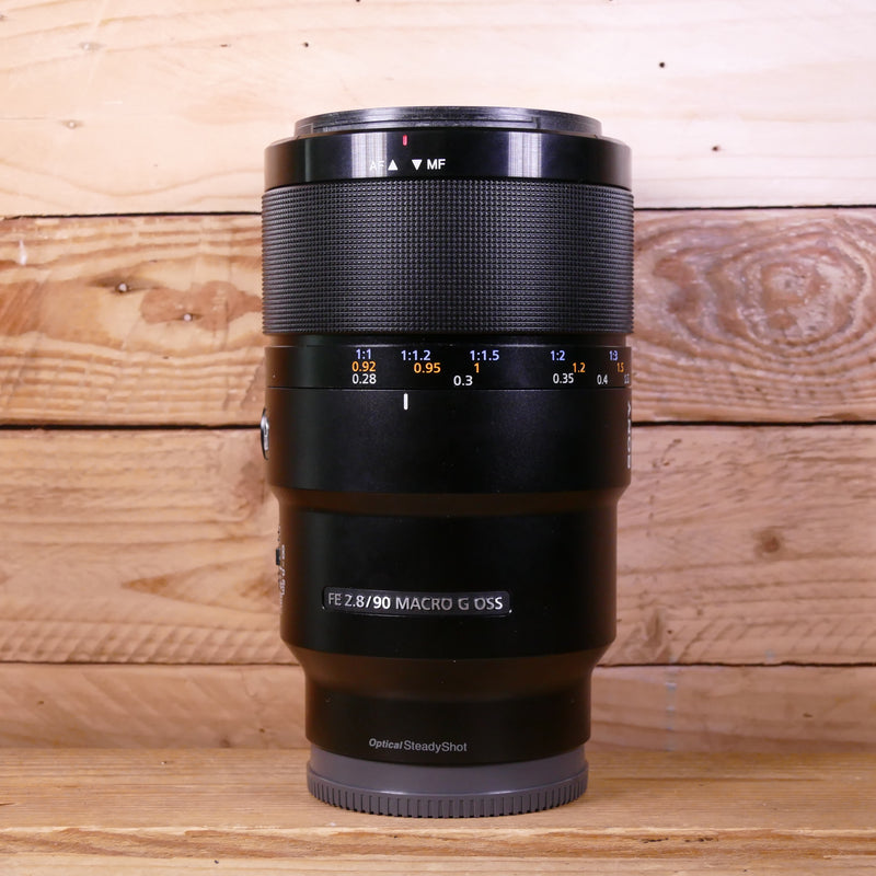 Used Sony FE 90mm F2.8 Macro G OSS Lens