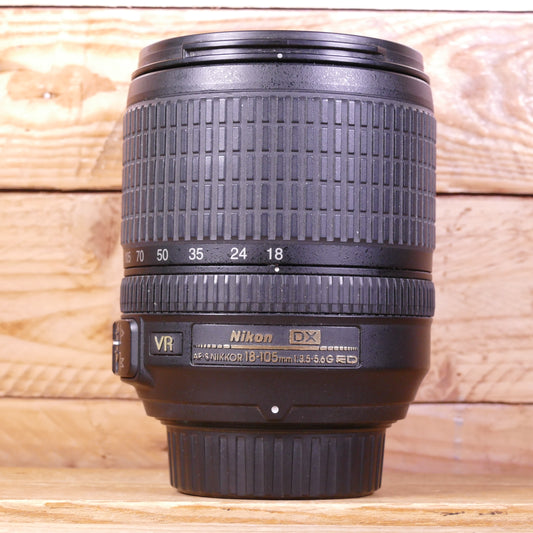 Used Nikon AF-S 18-105mm F3.5-5.6 VR G ED DX Lens