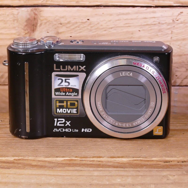 Used Panasonic Lumix TZ7 Digital Black Camera