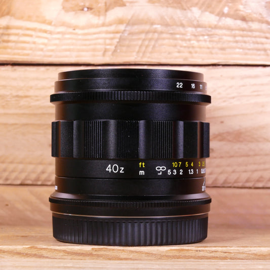 Used Voigtlander 40mm f1.2 Nokton Aspherical Lens - Nikon Z