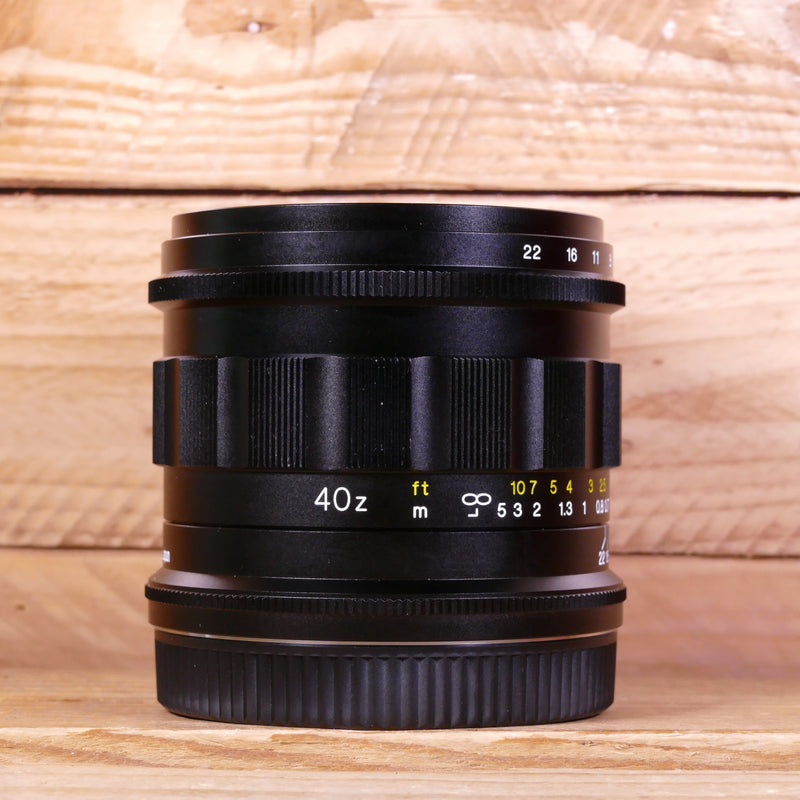 Used Voigtlander 40mm f1.2 Nokton Aspherical Lens - Nikon Z