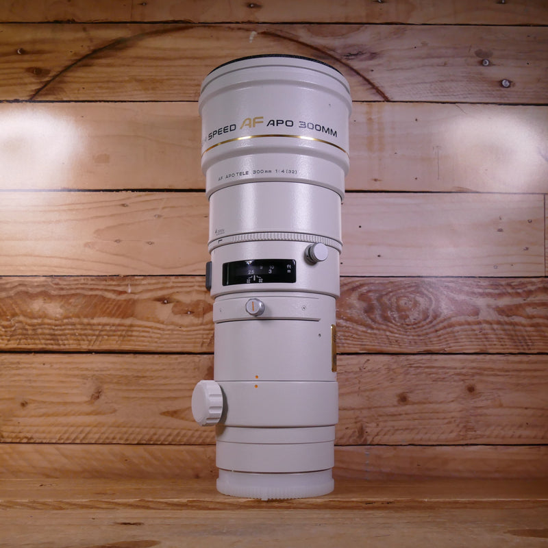 Used Minolta AF 300mm F4 High Speed Apo Tele Lens - Sony A mount fit