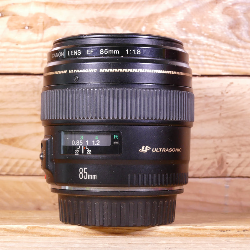 Used Canon EF 85mm F1.8 USM Lens