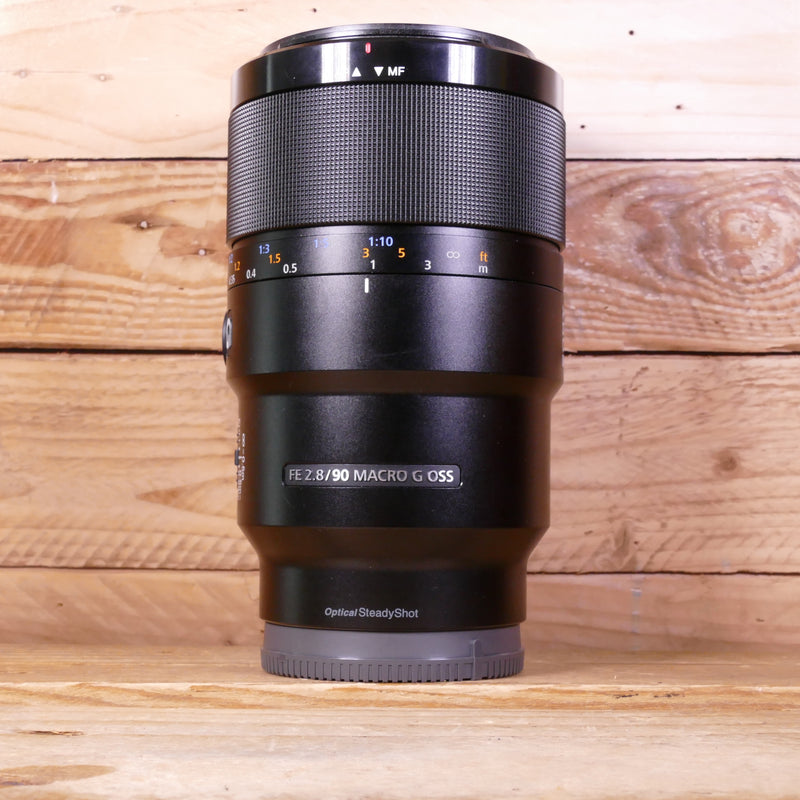 Used Sony FE 90mm F2.8 Macro G OSS Lens