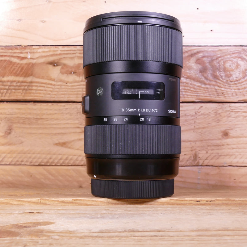 Used Sigma AF 18-35mm F1.8 DC Art Lens - Canon EF fit