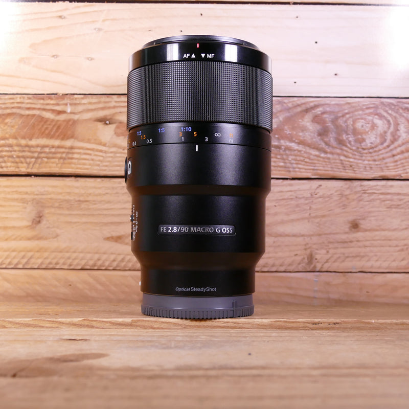 Used Sony FE 90mm F2.8 Macro G OSS Lens