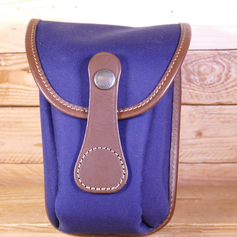 Used Billingham Avea 7 End Pocket - Navy Fibrenyte/Chocolate