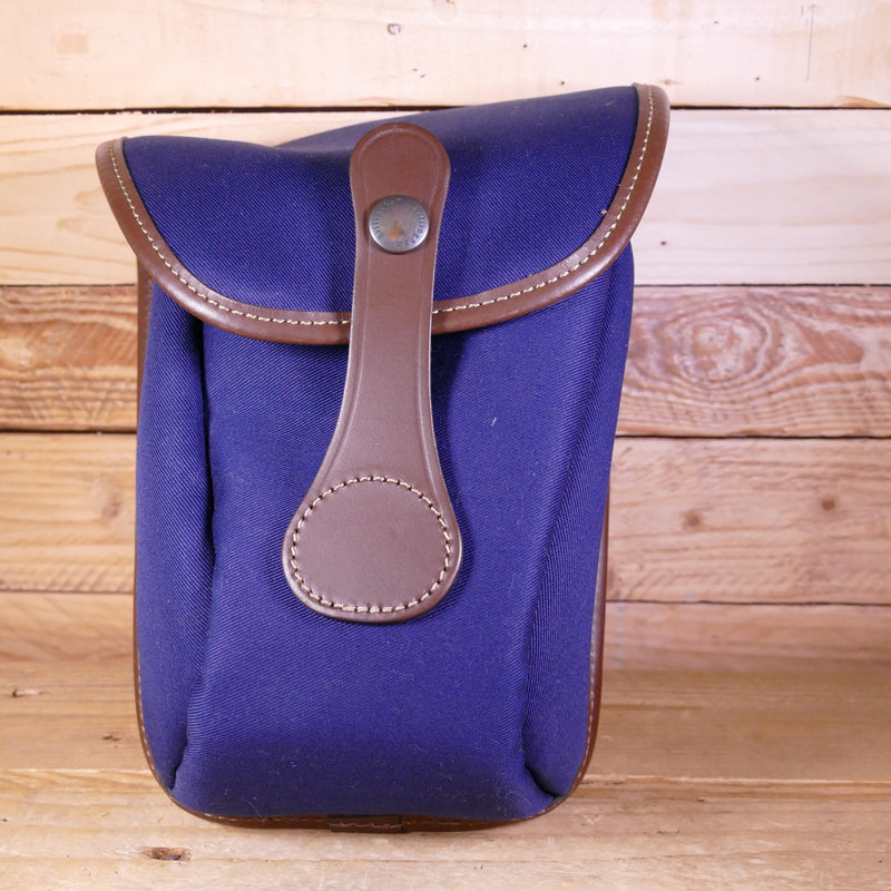 Used Billingham Avea 8 End Pocket - Navy Fibrenyte/Chocolate