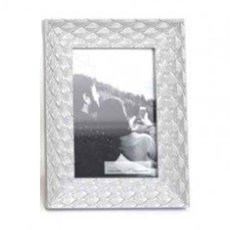 Sifcon Leaf Effect Silver 7x5 Photo Frame