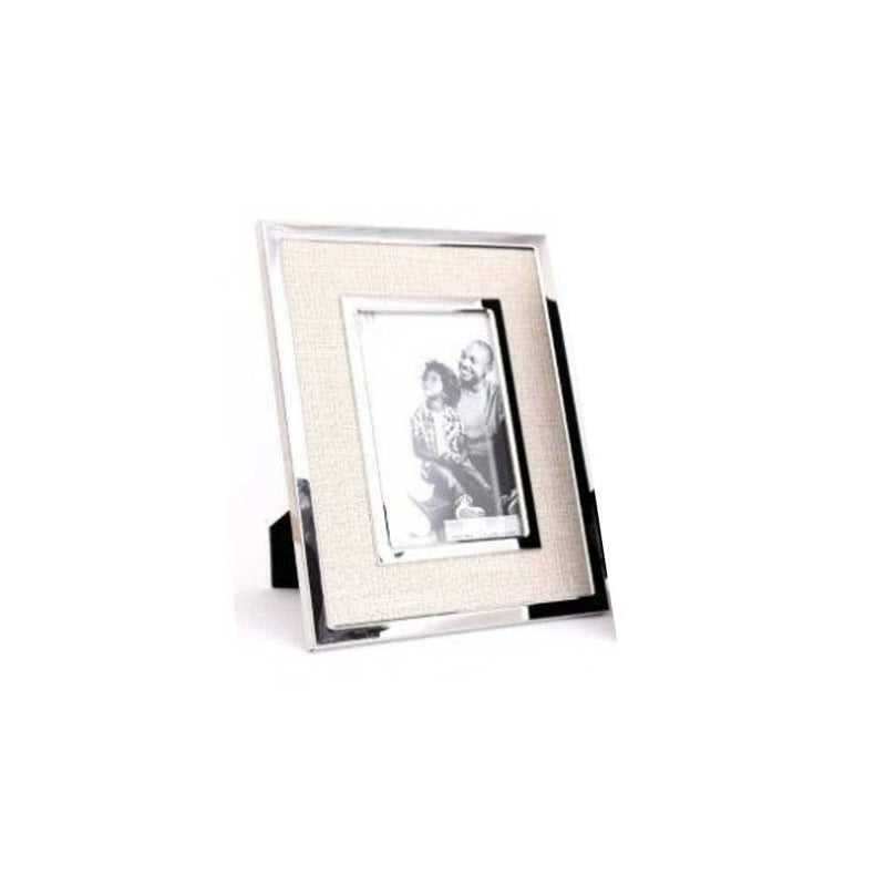 Sifcon Fabric 6x4 Photo Frame - Cream Image 1
