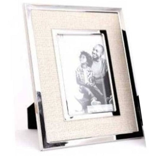 Sifcon Fabric 7x5 Cream Photo Frame