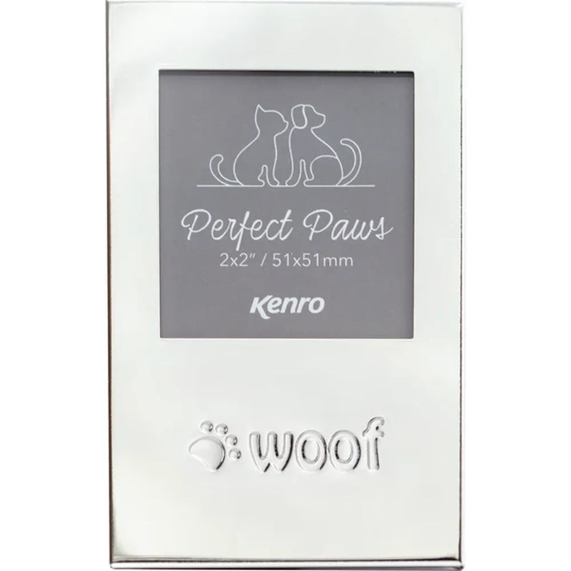 Perfect Paws Silver Plated 2x2 Photo Frame - Dog