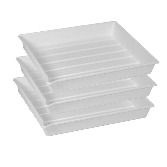 Paterson 20x24" / 50.8x60cm White Developing Trays - Set of 3