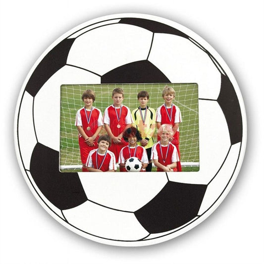 Football Photo Frame, Holds 6x4" Photo, Glass Front, Stands and Hangs