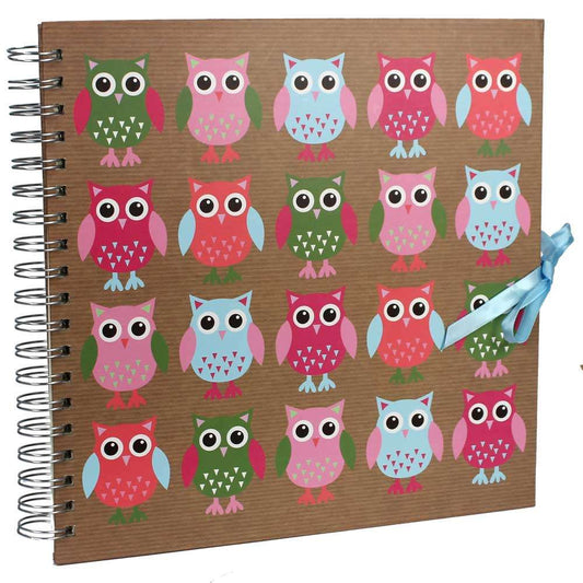 Owl Scrap Book Photo Album | 25 Pages | 50 Sides | 10 x10 Inch Page Size