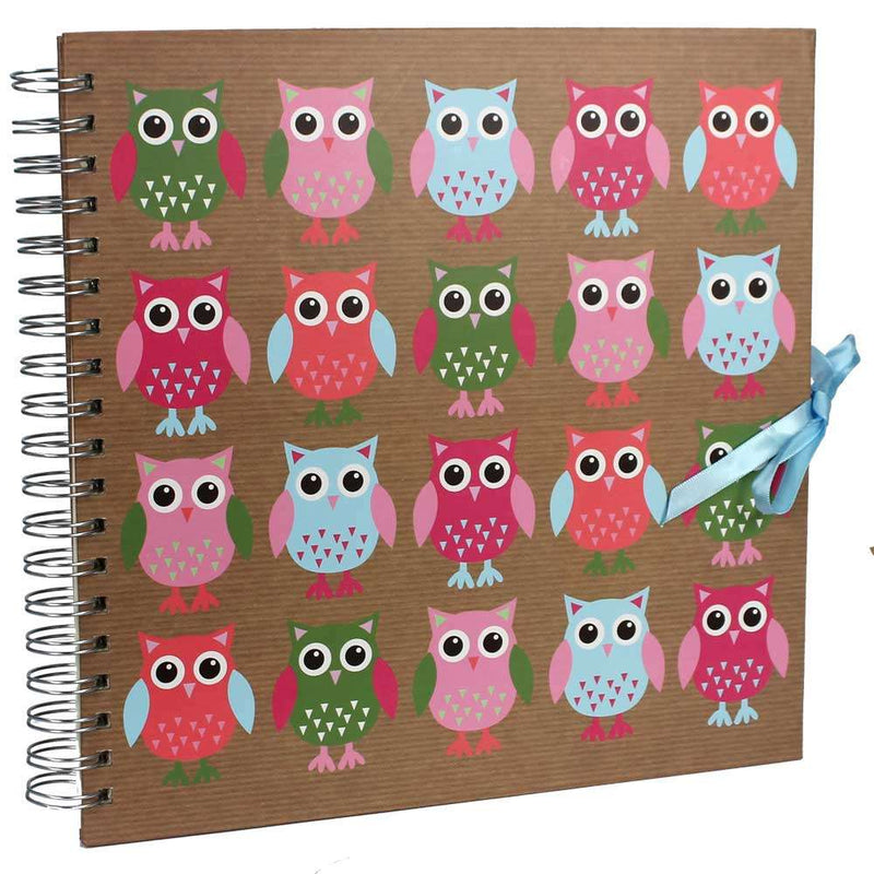 Owl Scrap Book Photo Album | 25 Pages | 50 Sides | 10 x10 Inch Page Size Image 1