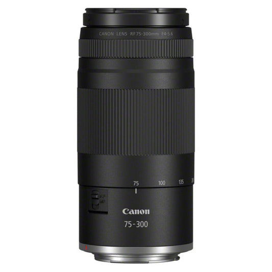 Canon RF 75-300mm lens top