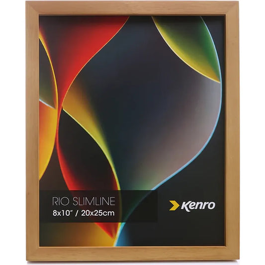 Kenro Rio Slimline 10x8 Photo Frame - Natural