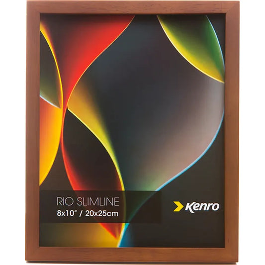Kenro Rio Slimline A4 Photo Frame - Dark Oak