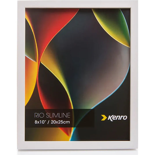Kenro Rio Slimline A4 Photo Frame - White
