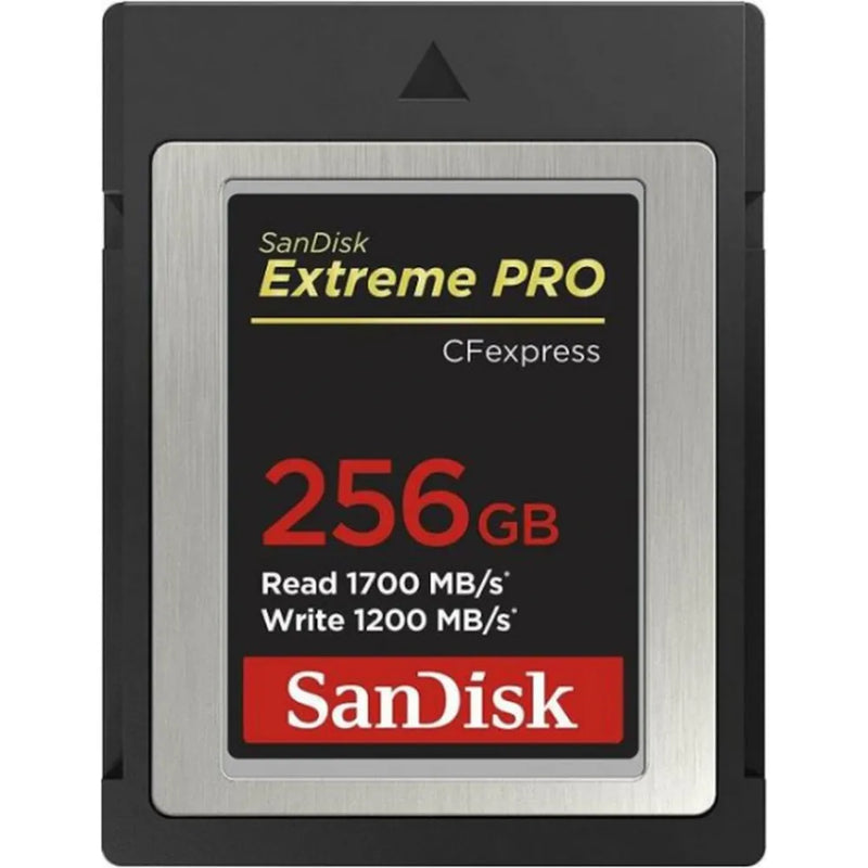 SanDisk Extreme Pro 256 GB CFexpress Card Type B - 1.66 GB/s Read - 1.37 GB/s Write