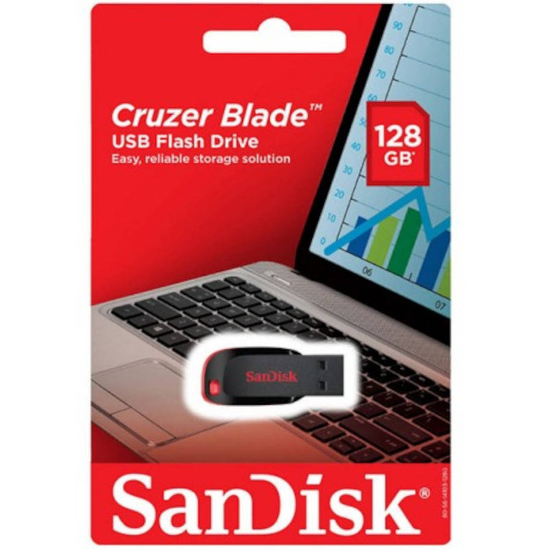 SanDisk Cruzer Blade 128GB Flash Drive Image 1