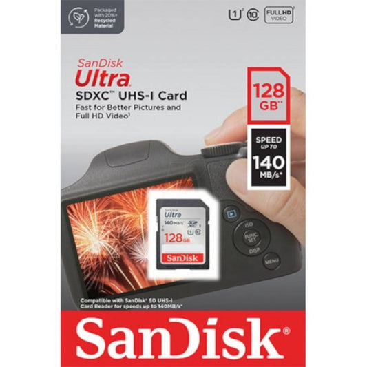 SanDisk Ultra 128GB SDXC Memory Card Image 1