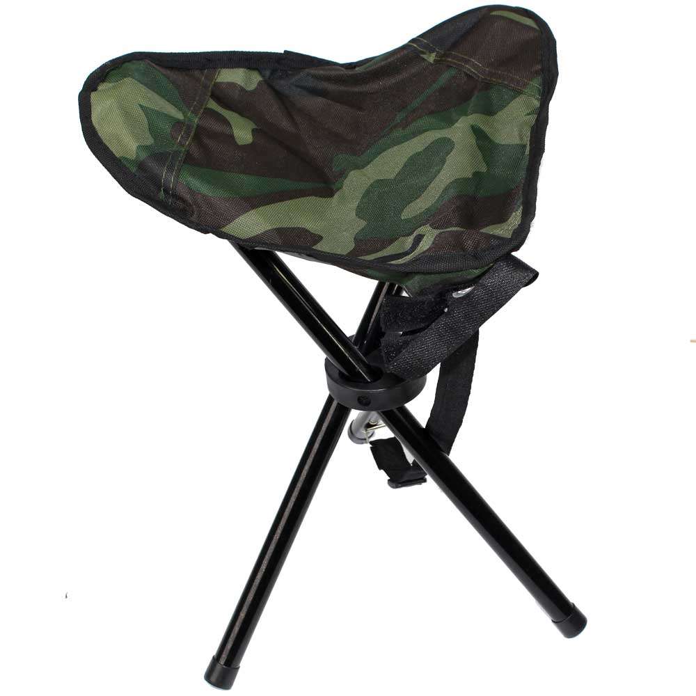 Stelth Stool Stealth Gear Collapsible Stool Three Legs 14.5 Inches Tall