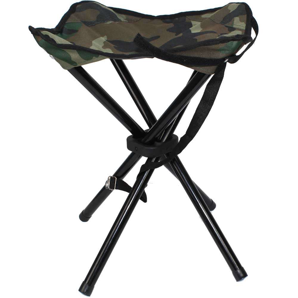 Stelth Stool Stealth Gear Collapsible Stool Four Legs 16 Inches Tall