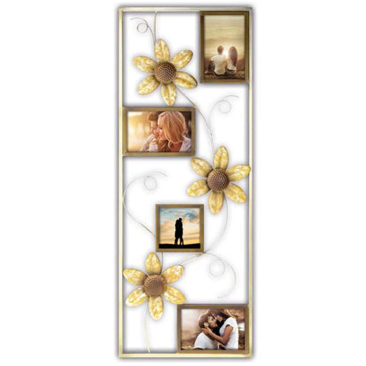 Capri Metal Photo Frame Mixed Photos Overall Size 30x12 Inches