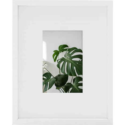 Kenro Strata Photo Frame 14x11 with 8x6 Mat - White