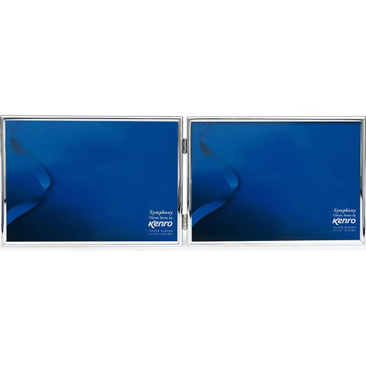 Kenro Symphony Classic 7x5 Silver Plated Twin Landscape Frame