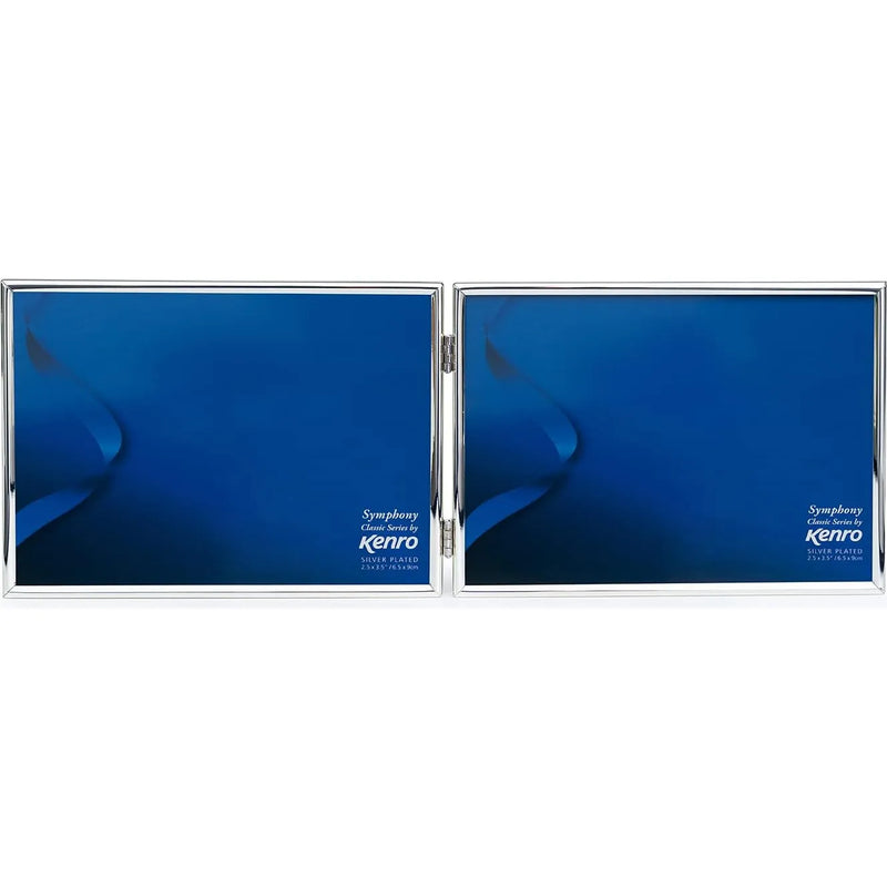 Kenro Symphony Classic 7x5 Silver Plated Twin Landscape Frame