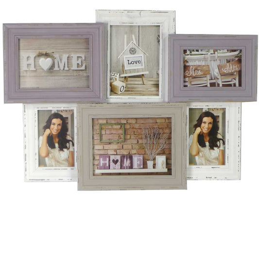 Multi Photo Frame for 6 Photographs