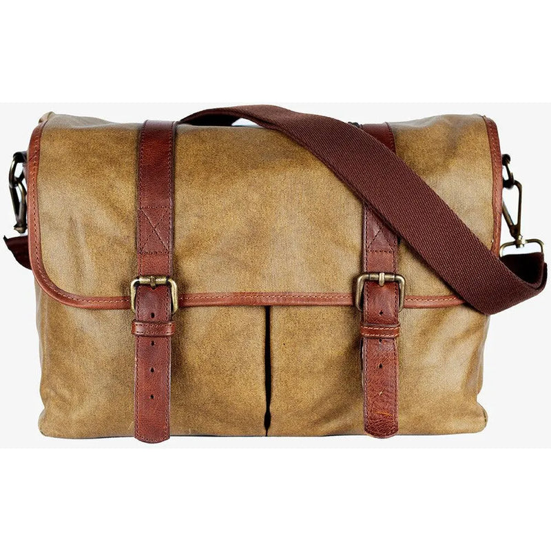 Bronkey Tokyo Waxed Canvas Camera Bag - Olive Green