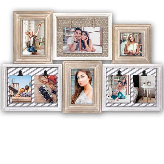 ZEP Multi Photo Frame For 6 Photos - Overall Size 46x70cm Image 1