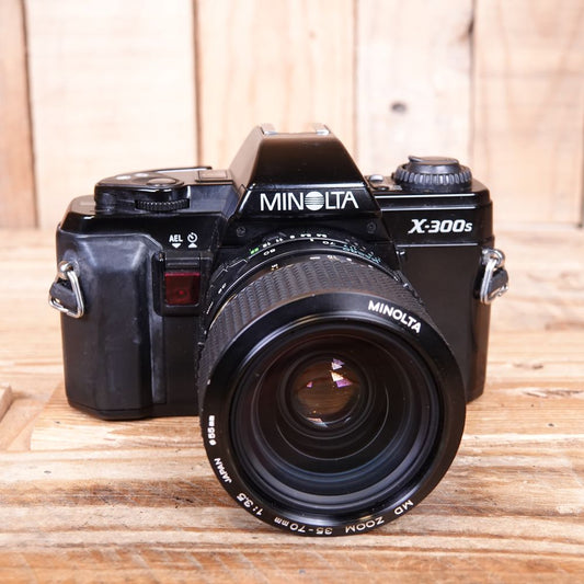 Used Minolta X-300S 35mm Film Camera with MD 35-70mm F3.5 Lens